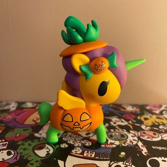 tokidoki After Dark Unicorno Series 5 PUMPKIN - Picture 1 of 6